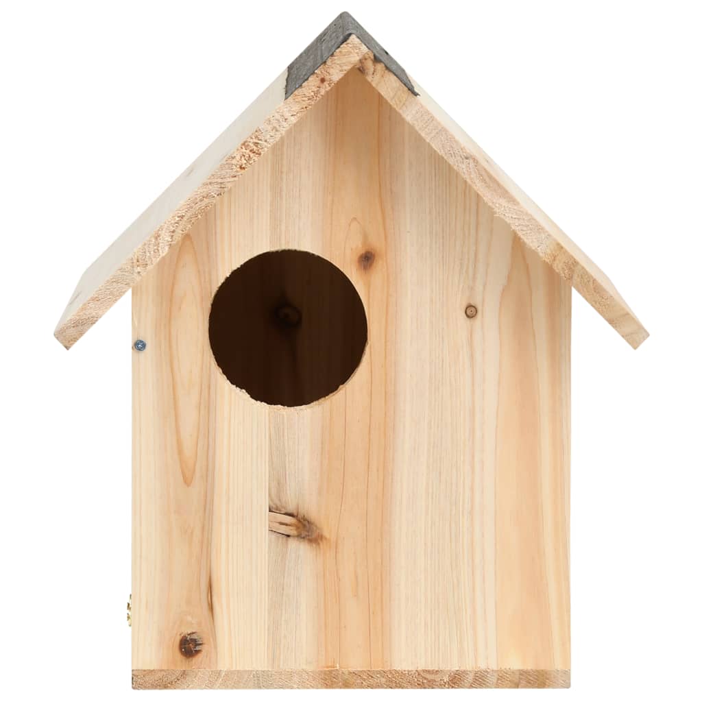 NNEVL Squirrel House Solid Firwood 26x25x29 cm