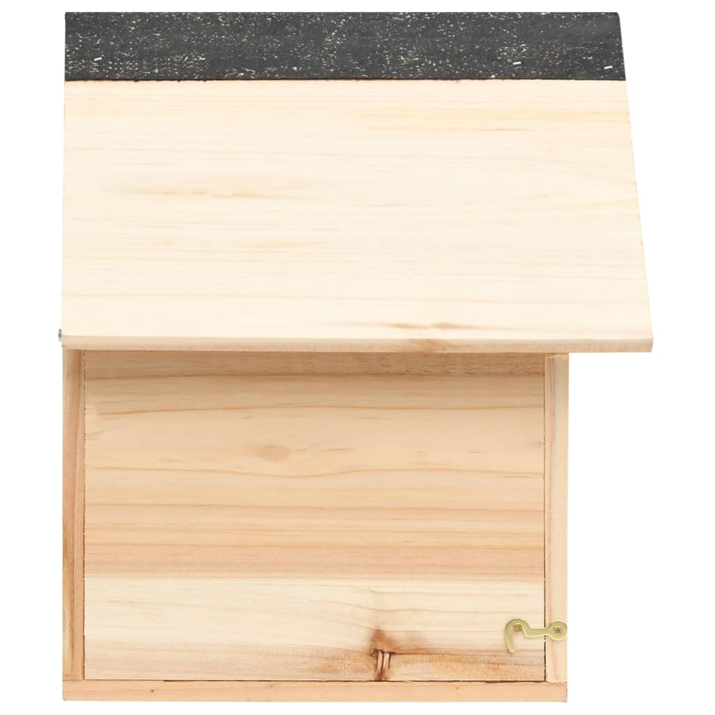 NNEVL Squirrel House Solid Firwood 26x25x29 cm