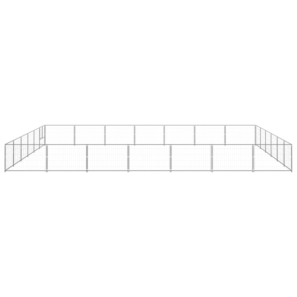 NNEVL Dog Kennel Silver 42 m² Steel