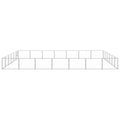NNEVL Dog Kennel Silver 42 m² Steel