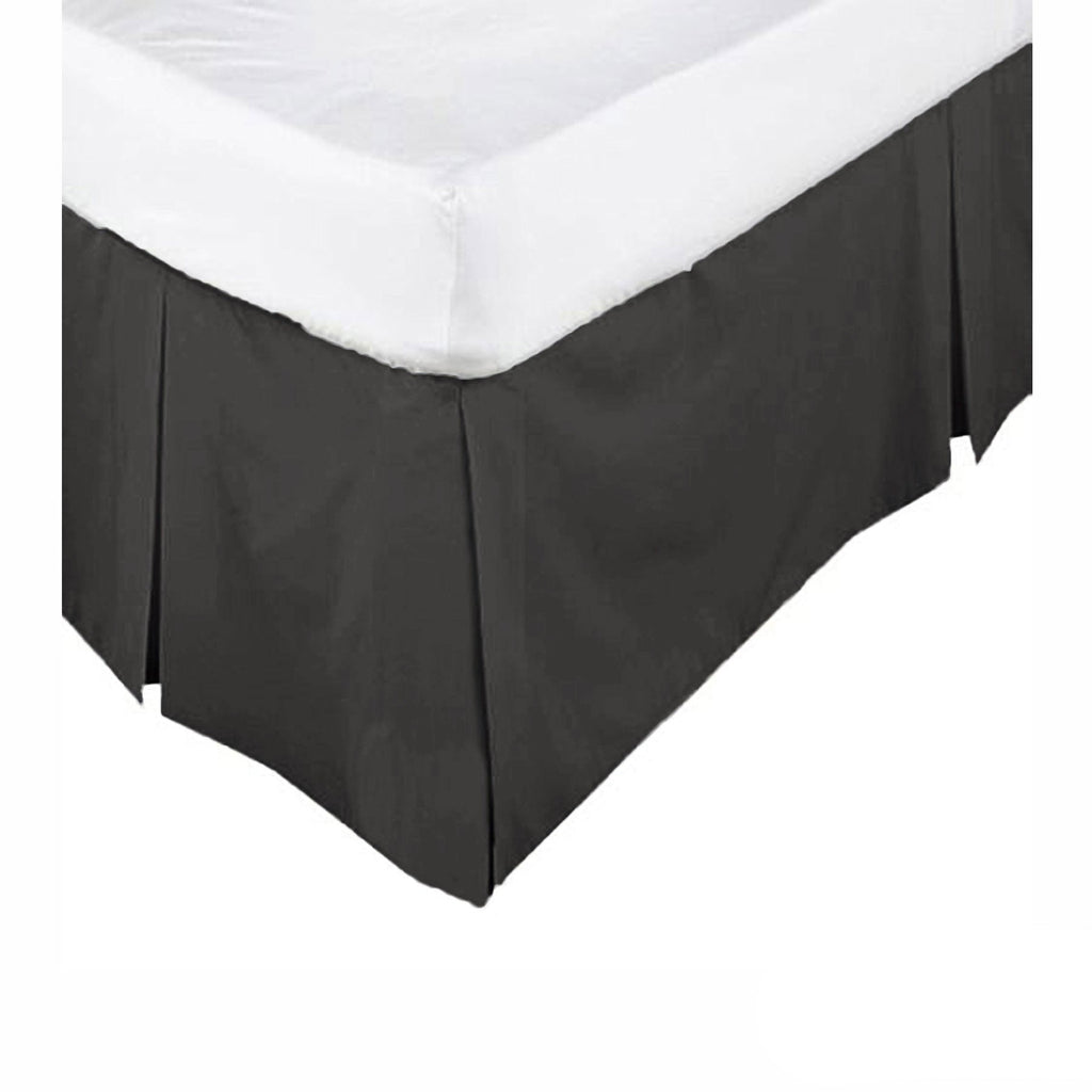 NNEDSZ Box Pleated Valance Black - SINGLE