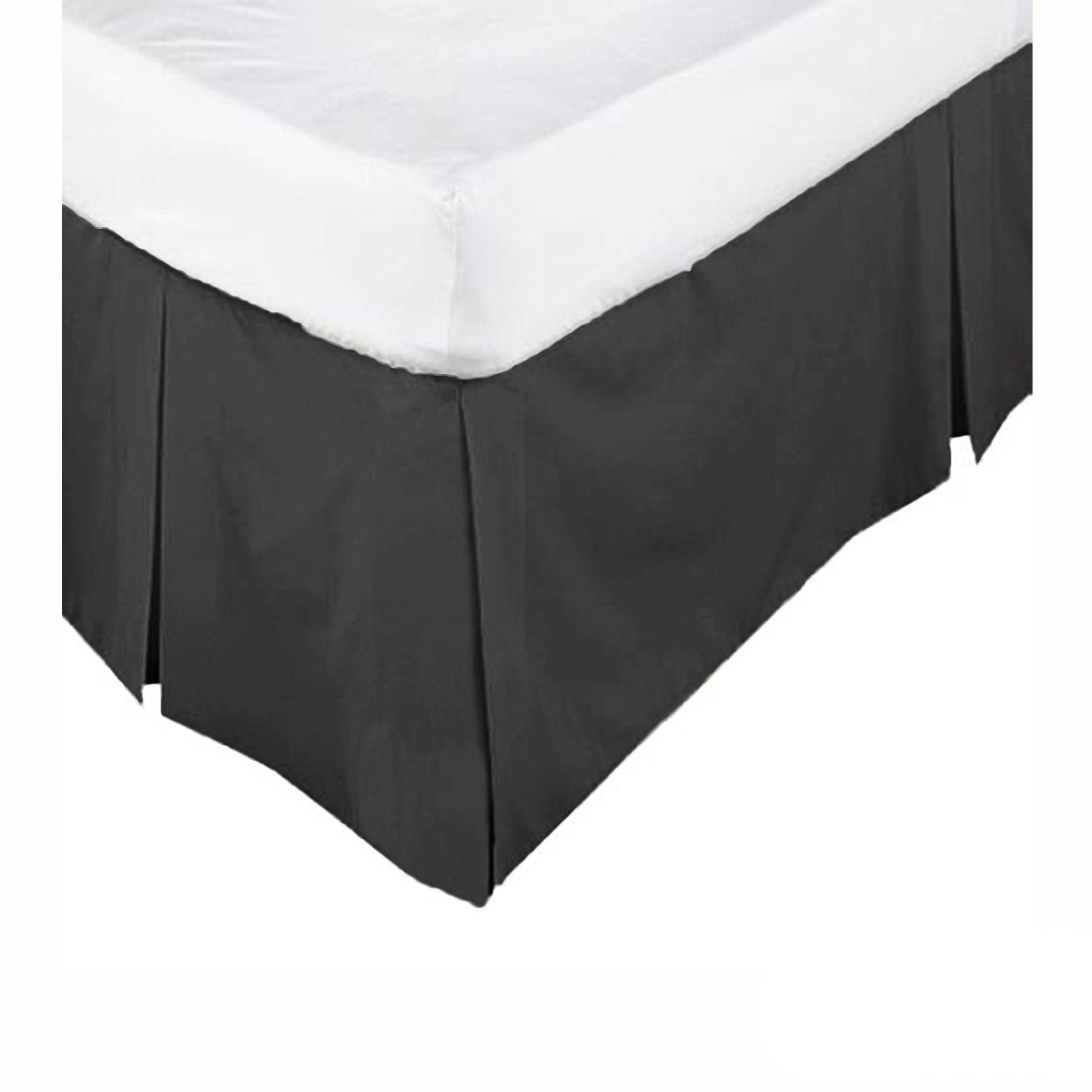 NNEDSZ Box Pleated Valance Black - SINGLE